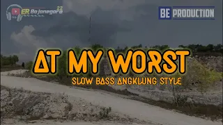 Download DJ aT mY woRst || slow bAss || angklung style MP3