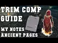 Ancient Pages - Trim Comp Mini-Guides