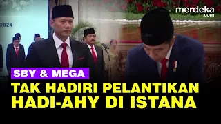 Download SBY, Mega dan Moeldoko Tak Hadiri Pelantikan AHY \u0026 Hadi Tjahjanto di Istana MP3