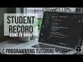 Student Record Using 2D Array in C Programming Explained in Malayalam Techcodezz