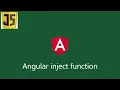 Angular 14 inject function for Dependency Injection Angular 14 tutorial