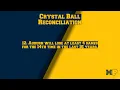 Michigan Podcast Crystal Ball Reconciliation