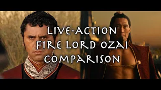 Live-Action Fire Lord Ozai Comparison - The Last Airbender Movie vs Netflix Show