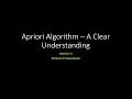 26 Apriori Algorithm - A Clear Explanation with an Example