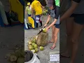 Fresh coconut in Costa Rica 🇨🇷 #puravida #coconut #fyp #fypシ゚viral