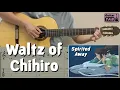 Download Lagu Waltz of Chihiro (千尋のワルツ) / Spirited Away (Guitar) [Notation + TAB]