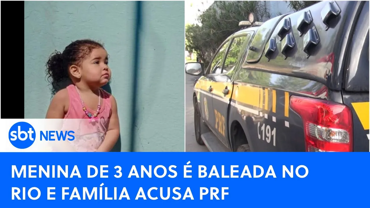 ???? Poder Expresso: menina de 3 anos é baleada no Rio e família acusa PRF