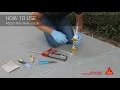 How to Repair Cracked Concrete with Sika PowerSet