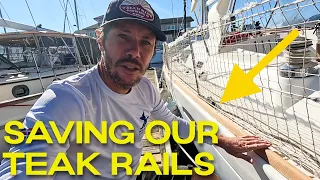 RESTORING TEAK on a SAILBOAT | Sailing Zephyr – Ep. 262