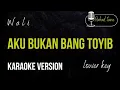 Download Lagu WALI - AKU BUKAN BANG TOYIB (KARAOKE VERSION) LOWER KEY