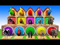 Download Lagu 5 Giant Duck Cartoon Bear,Cow,Elephant,Tiger,Cat, Wild Animals Choose The Right Gift Box 2023