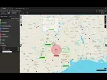 Sferic Maps Using the Countdown Clock and Location Display Controls