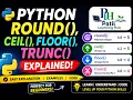 Python round ceil floor trunc Explained Easy for Beginners