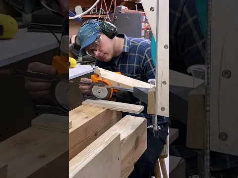 DIY Bandsaw Pushed to its Limits! ⚙️⚙️⚙️ #shorts