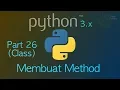 Belajar Python - Membuat Method