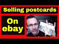 Selling postcards on ebay - Making money on ebay