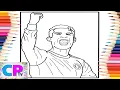 Cristiano Ronaldo Coloring Famous Football Cole - Reflect NCS Release
