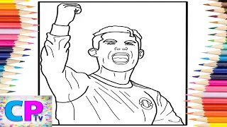 Cristiano Ronaldo Coloring Famous Football Cole - Reflect NCS Release