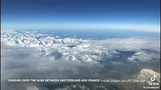 قائد طائره سعودي يوثق رحلته من  مطار الملك عبدالعزيز  بجده إلى مطار  برمنجهام دندنها