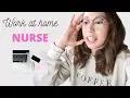 Day in the life of a WFH Utilization review nurse applying for job Nurse VLOG