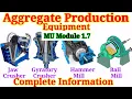 Aggregate production equipment