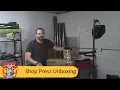 Harbor Freight 12 ton Shop Press Unboxing Hydraulic Press