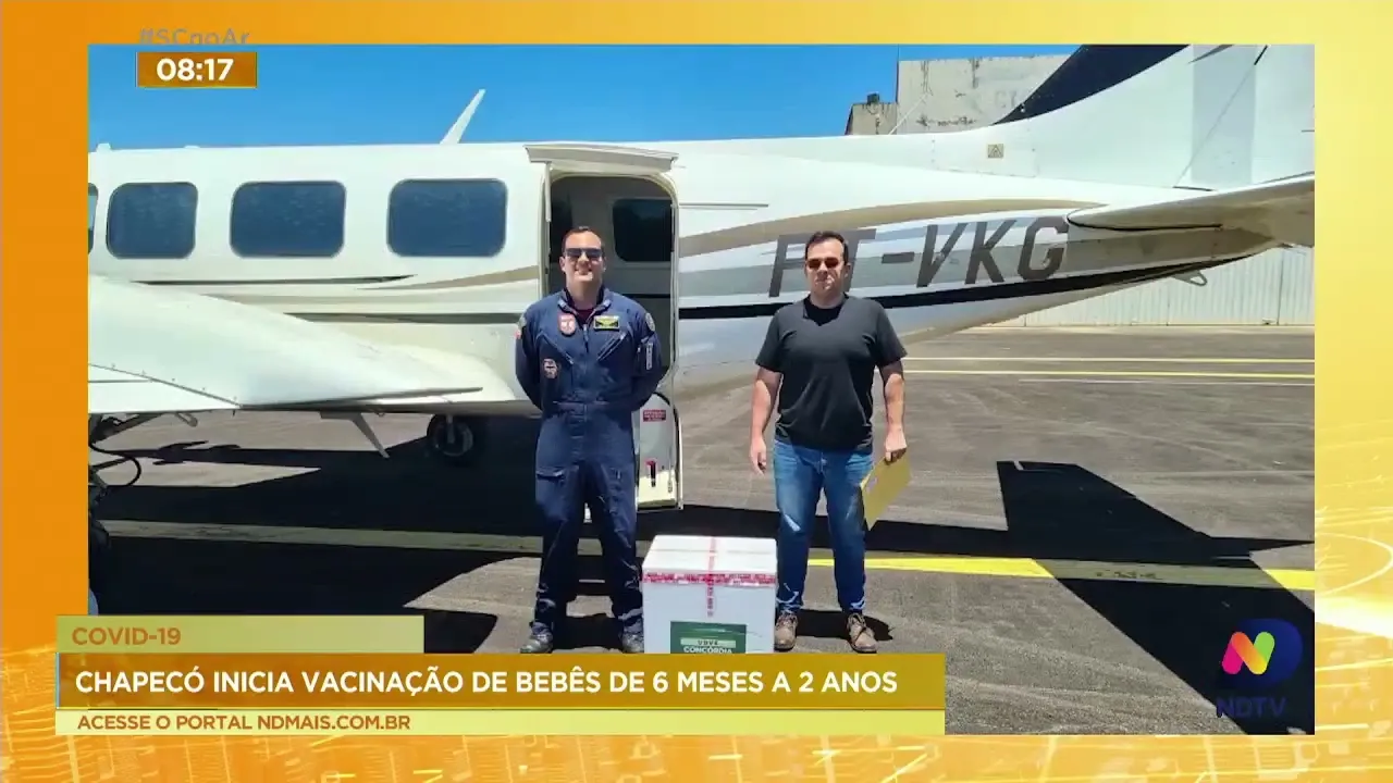 Chapecó inicia vacinação de bebês de 6 meses a 2 anos nesta quinta-feira