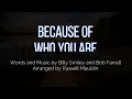 Download Lagu Because of Who You Are │ Piano │ Accompaniment With Lyrics