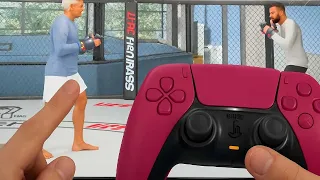 How to Do a Transition in the Clinch in UFC 5