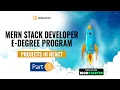 MERN Stack Developer E-Degree Build an App in React Part Kickstarter Eduonix