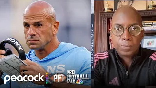 Robert Saleh calls out Bears cheap hit on Wan Dale Robinson Pro Football Talk NFL on NBC