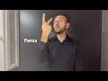 ASL signs you don t want to mix up Pink vs Penis