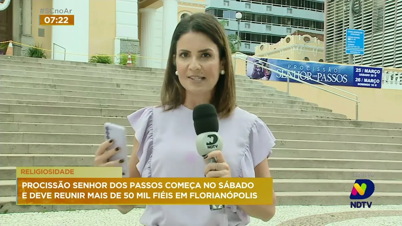 Procissão Senhor dos Passos, em Florianópolis, começa neste sábado