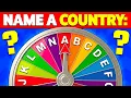 Name a Word Spin The Wheel Word Association Game Alphabet Quiz Challenge
