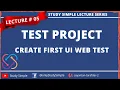 How to Create First UI Web Test in TestProject Automation Tool