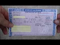How to fill out a pink slip when buying or selling a car UPDATED