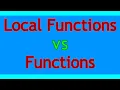 Local Functions vs Functions - Roblox Studio