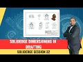 SolidEdge Dimensioning in Drafting Session 32