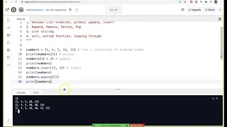 4 Python for Kids - Bangla List Operations Slicing