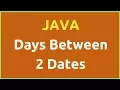 Java - How To Get Days Difference Between 2 Dates Using Java NetBeans with source code