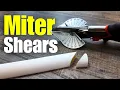 How to Cut Quarter Round Trim Work with Miter Shears Gartol