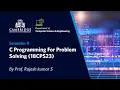 Arrays Examples Part 1 MODULE 3 CSE II SEM C Programming VTU Syllabus CITech
