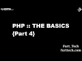PHP - The Basics Part 4 Associative Arrays Multi Dimensional