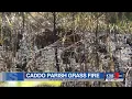 Caddo Parish grass fire