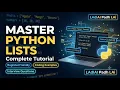 Python Lists Complete List Methods Indexing Slicing Nested Lists Programs Python Course