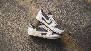Travis Scott x Air Jordan 1 Low OG QS Reverse Mocha Review On-Feet