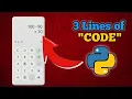 How To Subtract 2 Numbers with JUST 3 lines of Code in Python