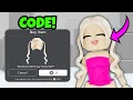 CODES FOR AVATAR ITEMS ROBLOX