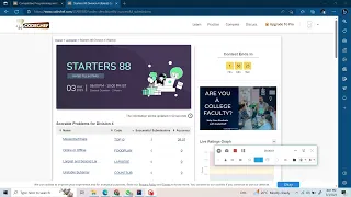 Masterchef finals Starter 88 Codechef Solution in Java Join telegram for solution