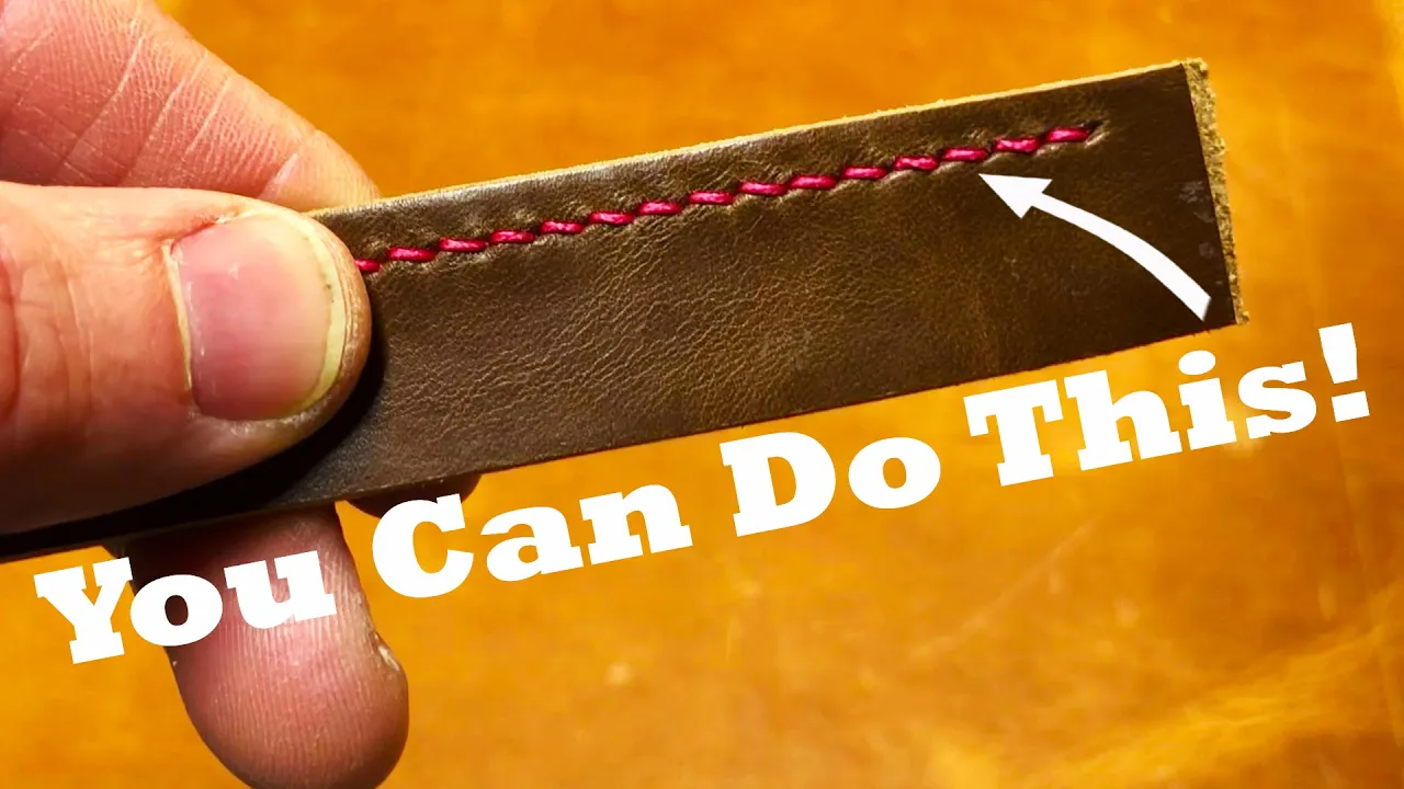 How to Hand Stitch Leather: Get Better, Fast!